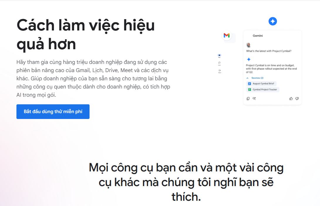 Đăng ký google workspace Đăng ký google workspace