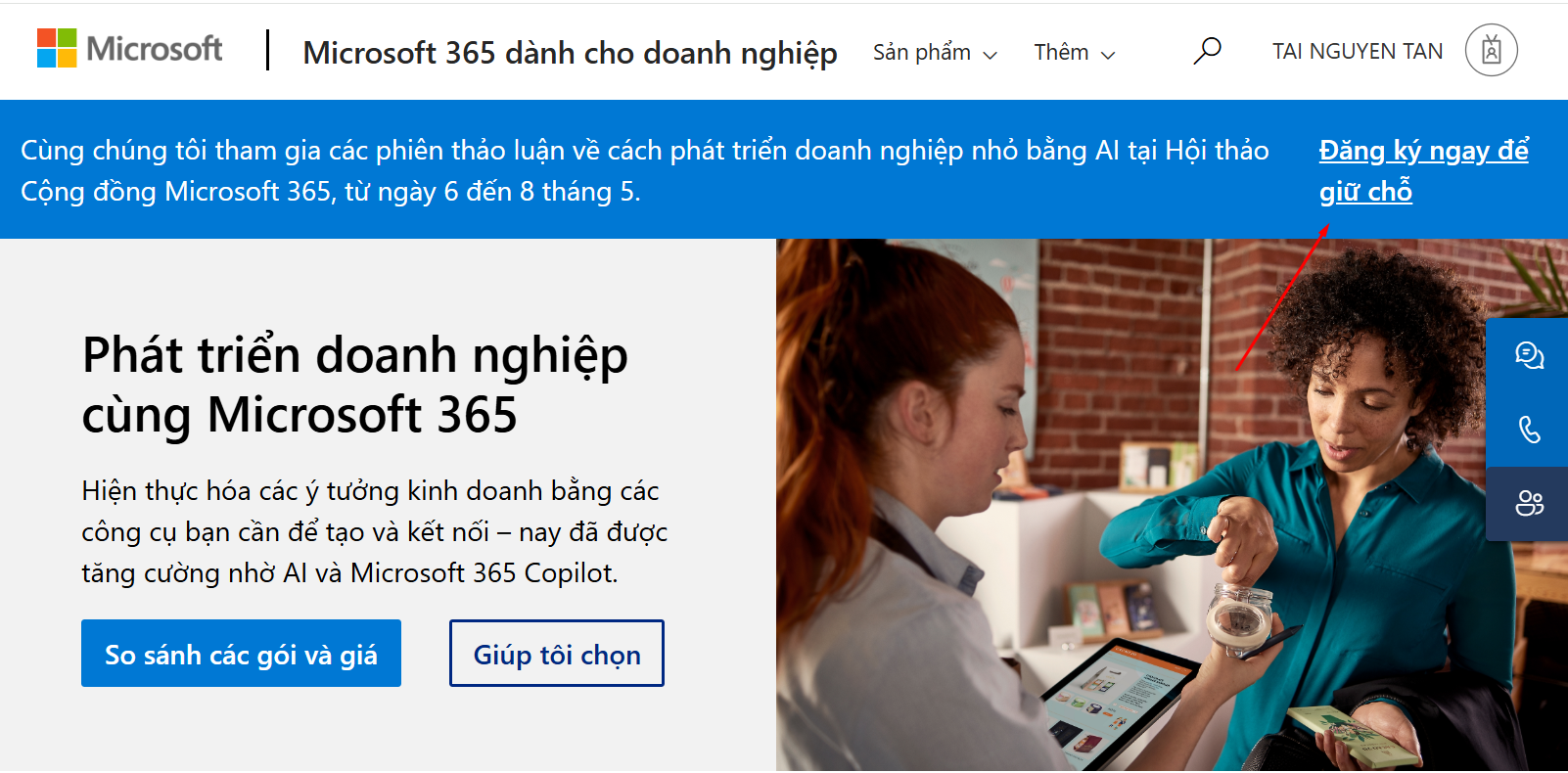 Đăng ký Microsoft 365 Đăng ký Microsoft 365