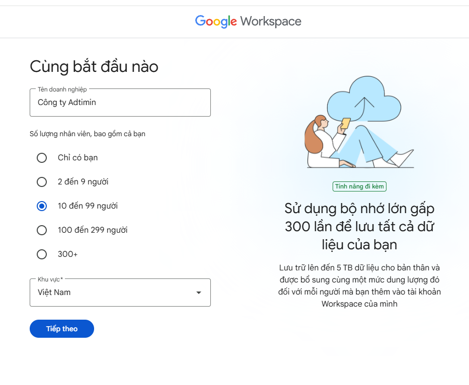 Nhập thông tin doanh nghiệp Nhập thông tin doanh nghiệp