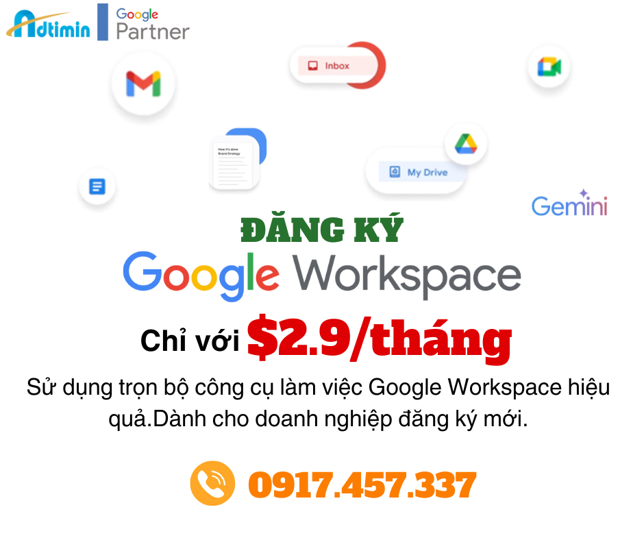 Đăng ký email Google Workspace cho doanh nghiệp mới