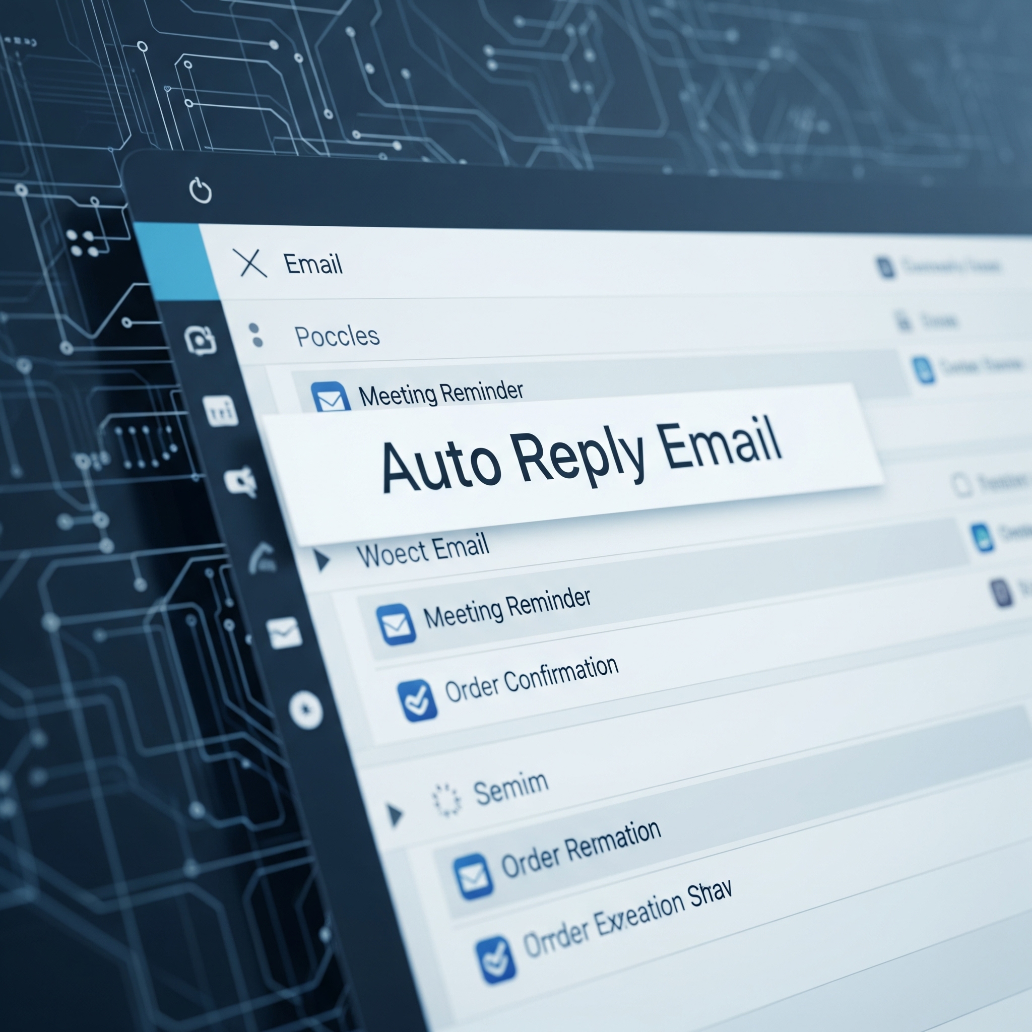 Auto Reply Email